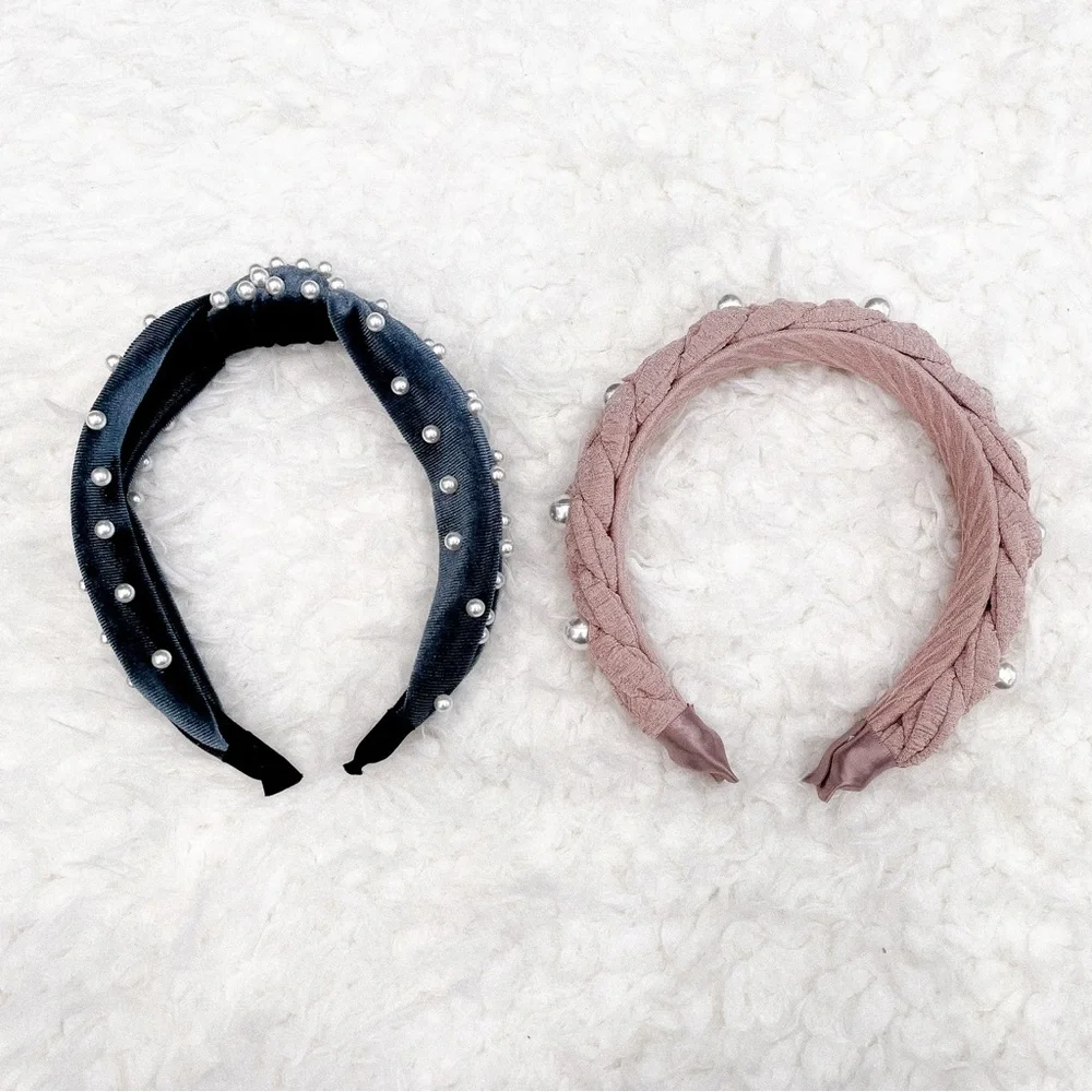 new set of 2 anthropologie headbands
